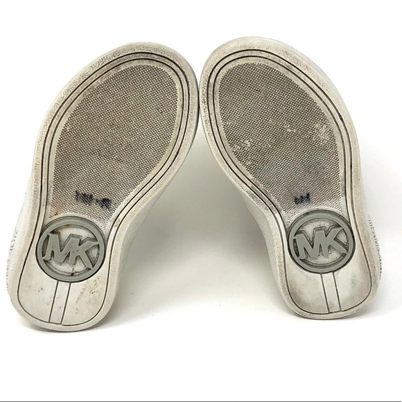 Michael Kors Ivy Alita Gold Monogram Slip infant 5 - Picture 6 of 6